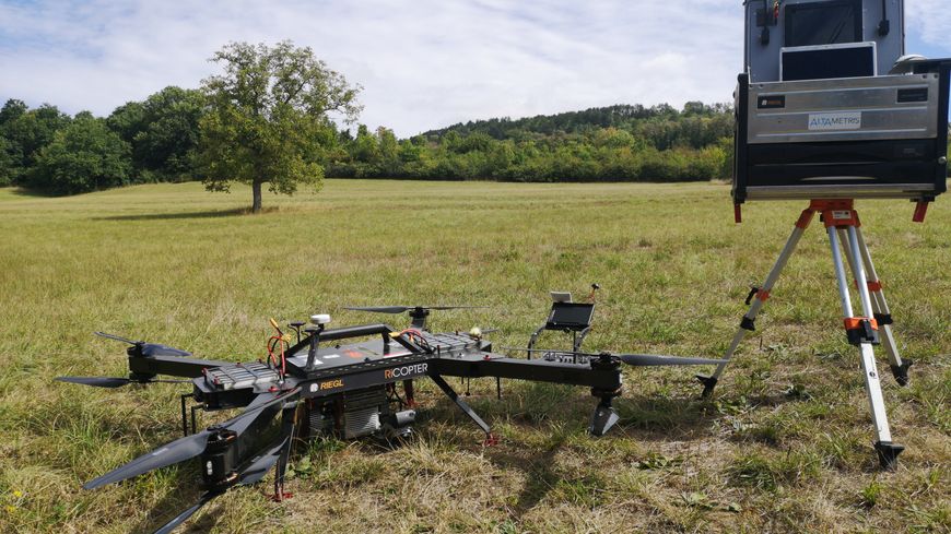 Test grandeur nature d’un drone par la SNCF Réseau