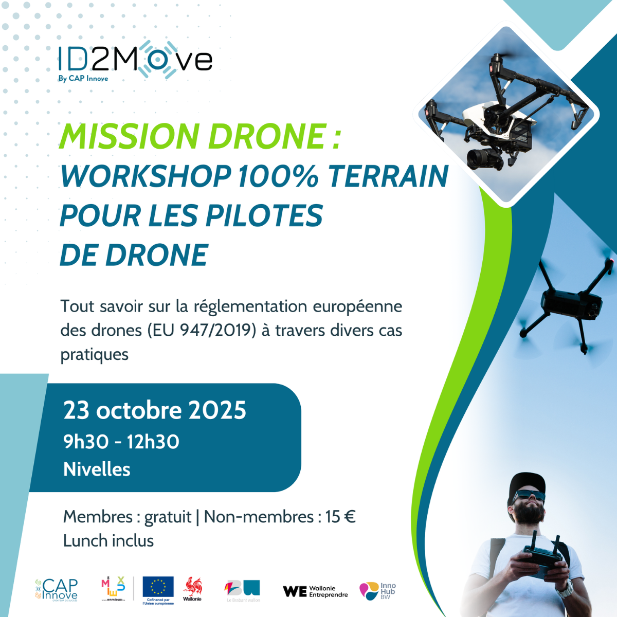 Mission Drone : workshop 100% terrain pour les pilotes de drone